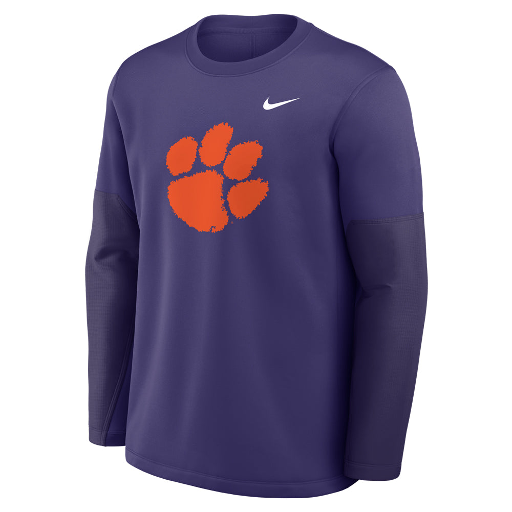 Clemson Nike Gameday Mid-Weight Coaches Top - PURPLE