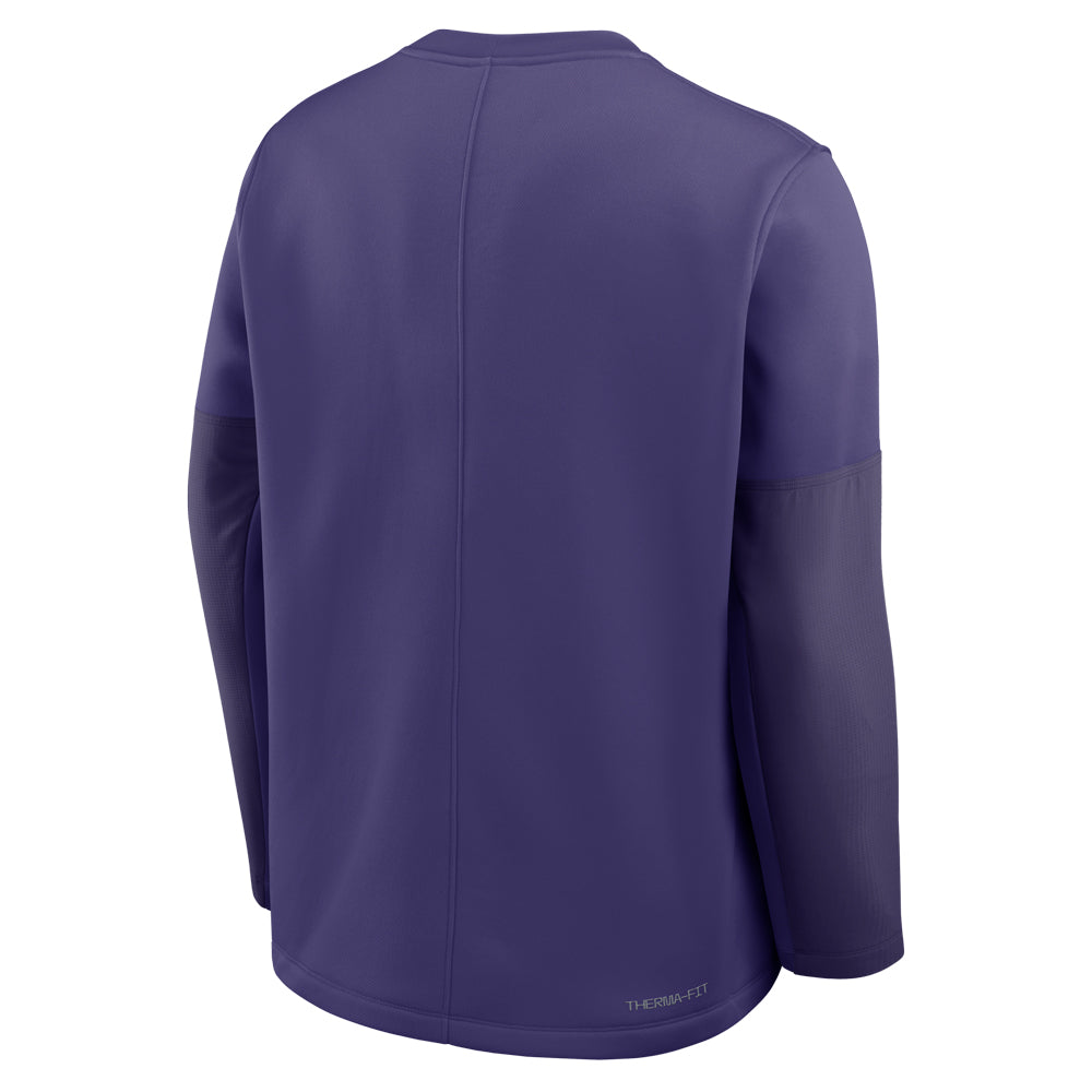 Clemson Nike Gameday Mid-Weight Coaches Top - PURPLE