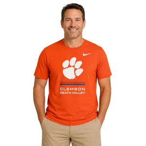 Clemson Nike Gameday Paw Death Valley Tee - ORANGE