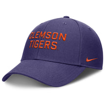 Clemson Nike Gameday Practice Rise Hat - PURPLE