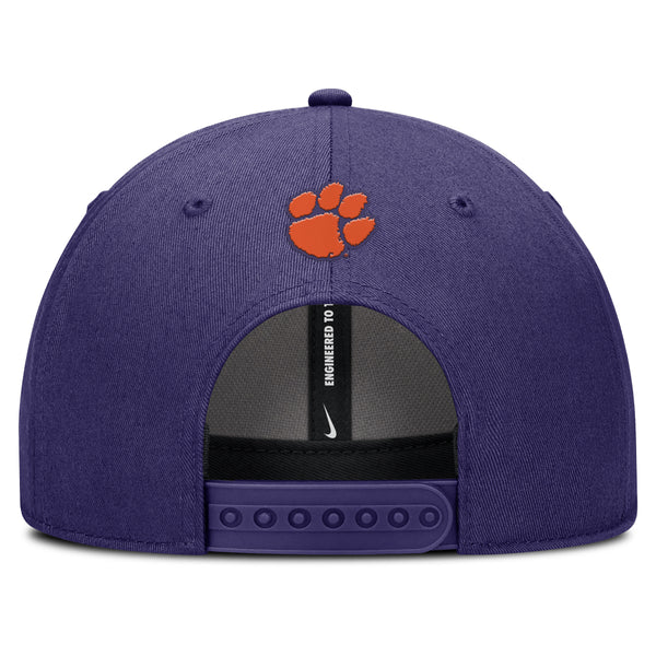 Clemson Nike Gameday Practice Rise Hat - PURPLE