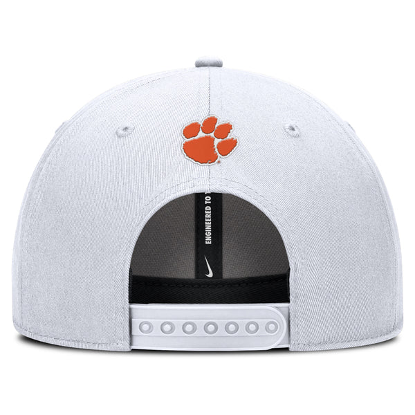 Clemson Nike Gameday Practice Rise Hat - WHITE