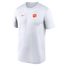 Clemson Nike Gameday Small Logo Legend Dri-FIT Tee - WHITE