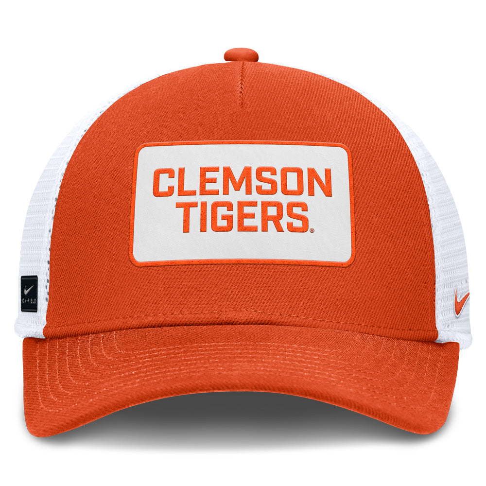 Clemson Nike Gameday Structured Patch Trucker Cap - ORANGE