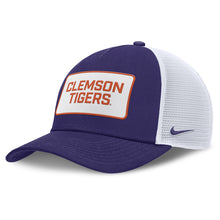 Clemson Nike Gameday Structured Patch Trucker Cap - PURPLE