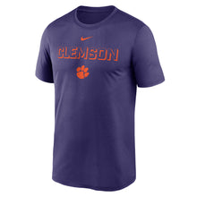 Clemson Nike Gameday Wordmark Legend Tee - PURPLE