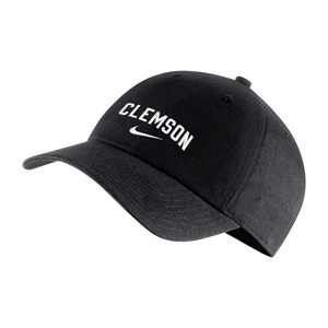 Clemson Nike Heritage86 Arch Cap - BLACK