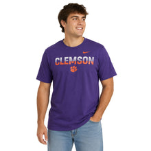 Clemson Nike Kinetic Graphic Tee - PURPLE