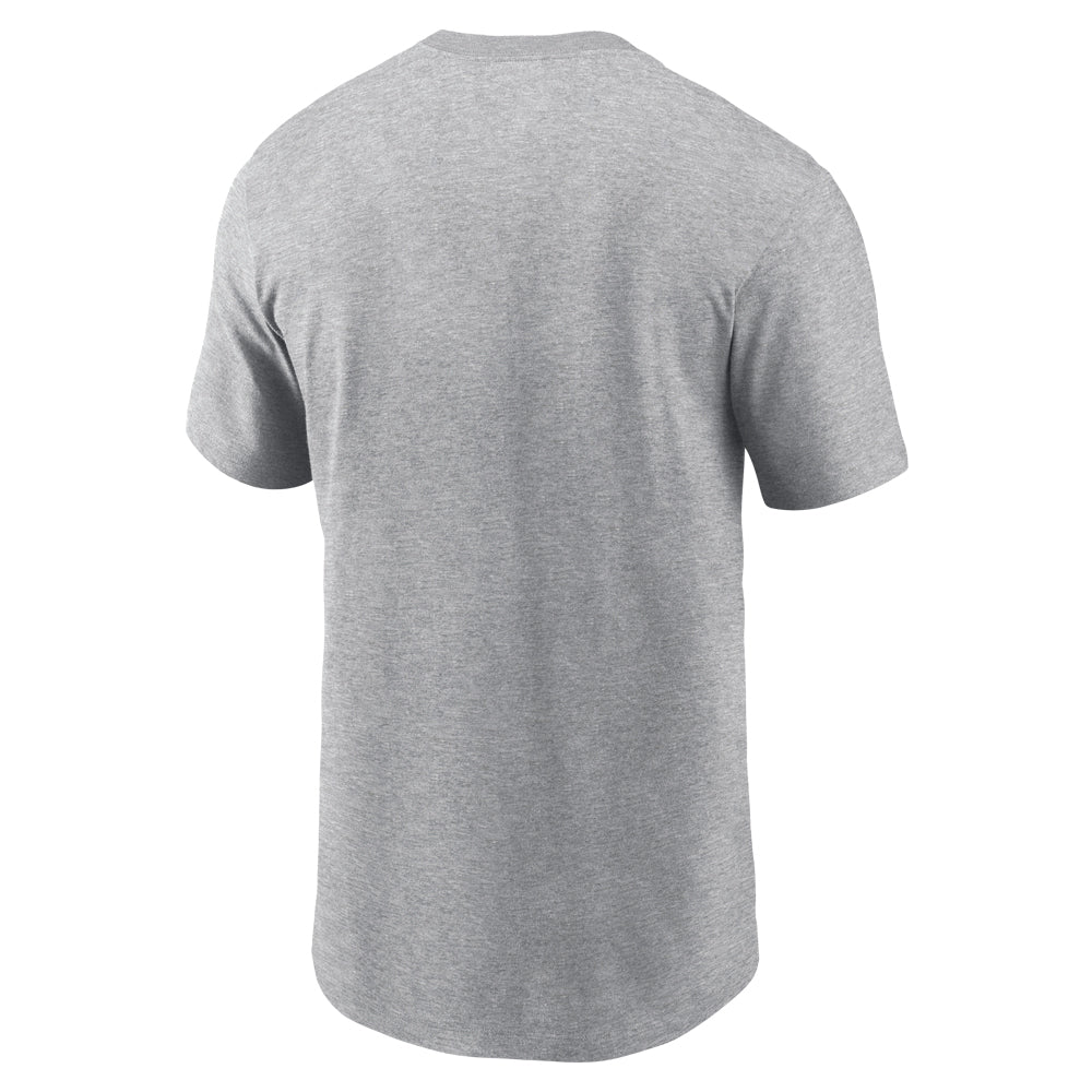 Clemson Nike Legacy Cotton Helmet Tee - MD GREY