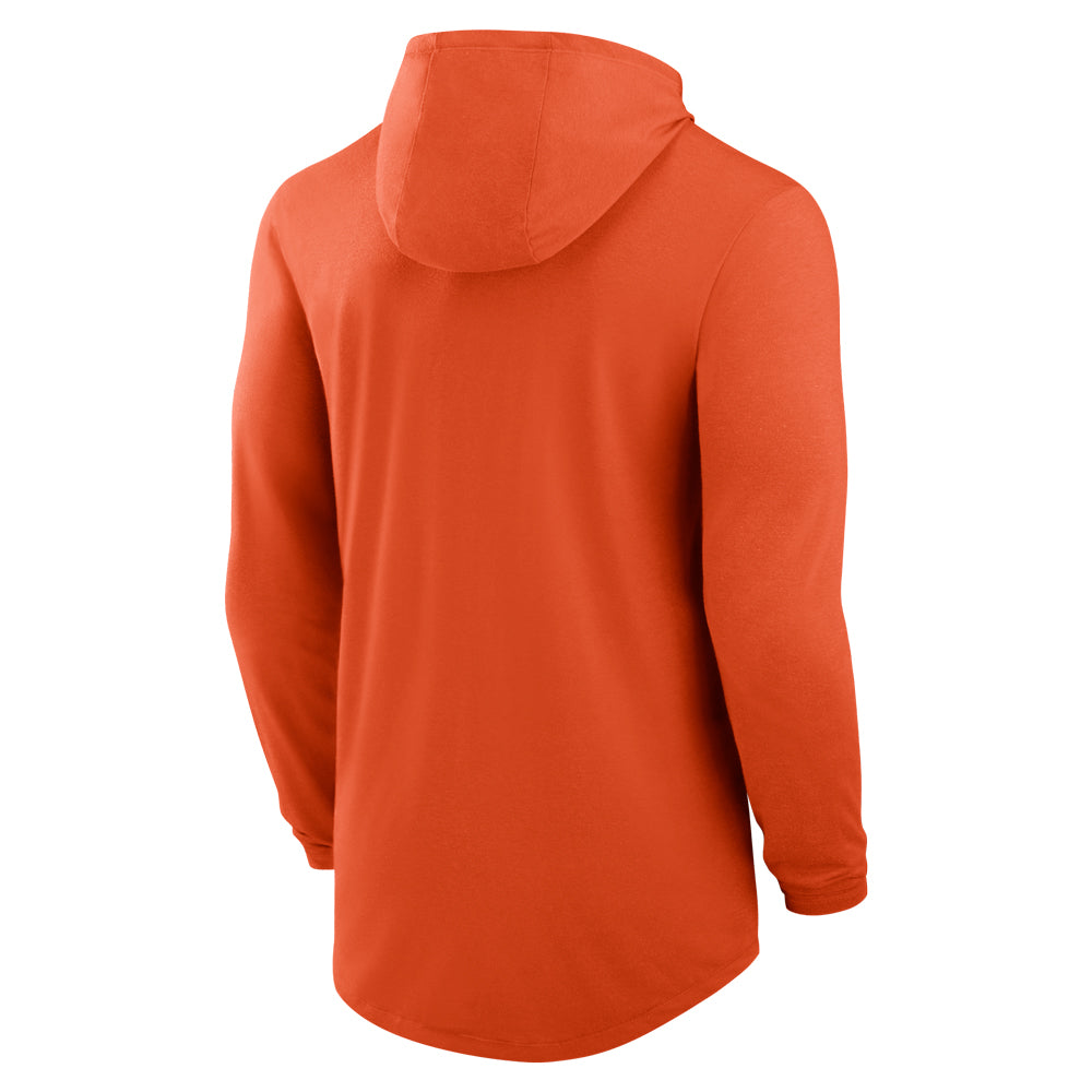 Clemson Nike Legacy Long Sleeve Hooded Tee