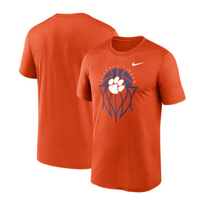 Clemson Nike Legend Basketball Tee - ORANGE