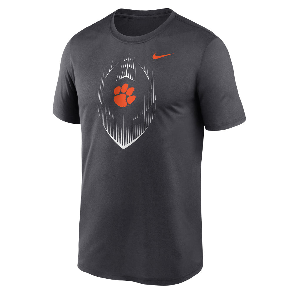 Clemson Nike Legend Icon Tee - DK GREY