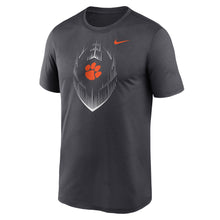 Clemson Nike Legend Icon Tee - DK GREY