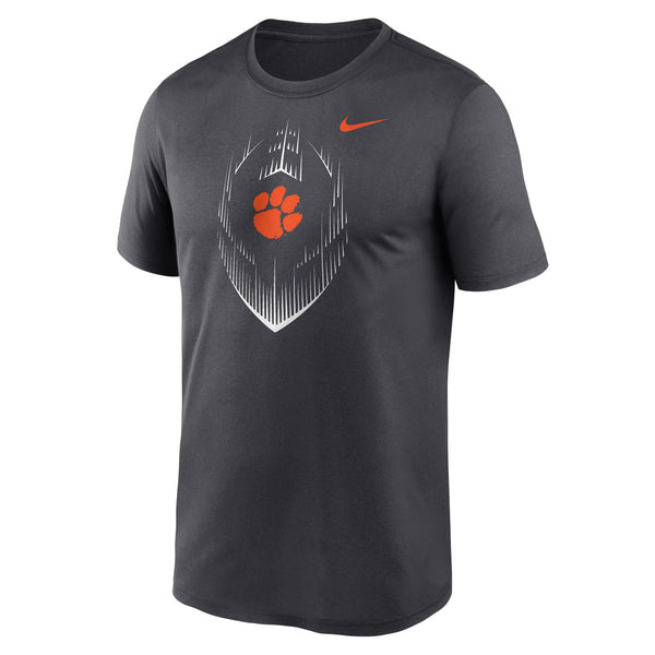 Clemson Nike Legend Icon Tee - DK GREY
