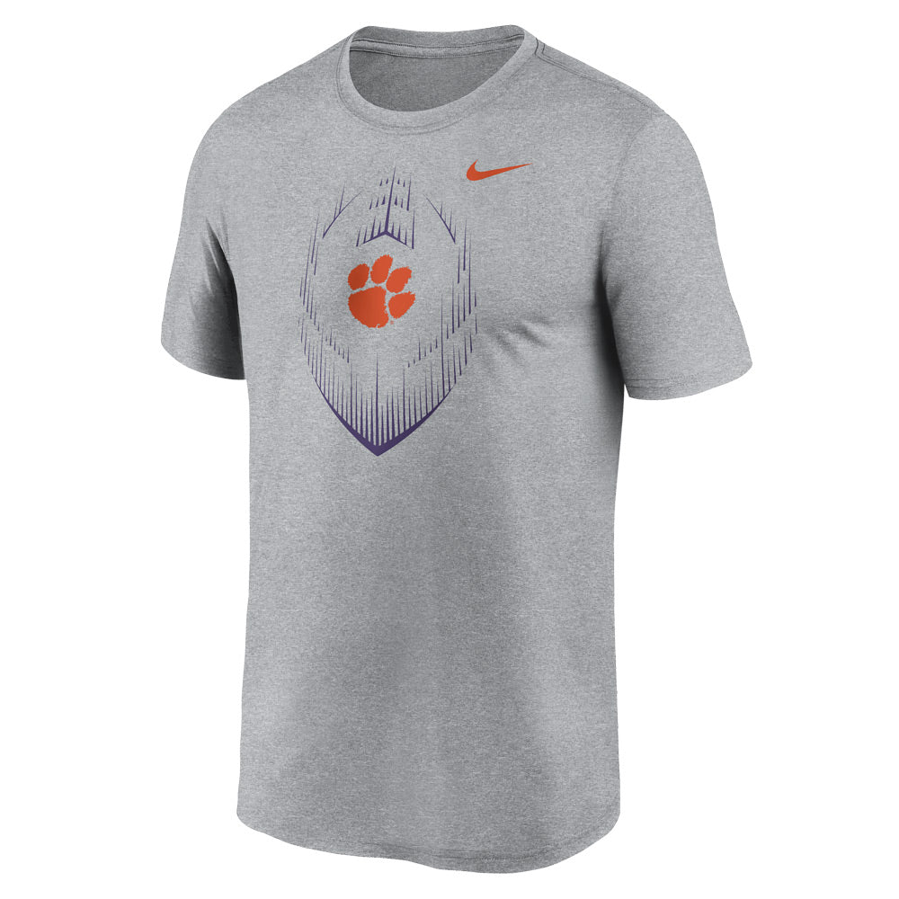 Clemson Nike Legend Icon Tee - MD GREY
