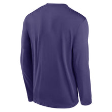 Clemson Nike Legend Long Sleeve Small Logo Tee - PURPLE