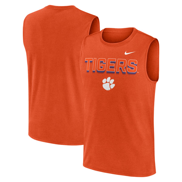 Clemson Nike Legend Tricode Tank - ORANGE