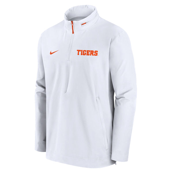 Clemson Nike Lightweight Coaches Jacket - WHITE