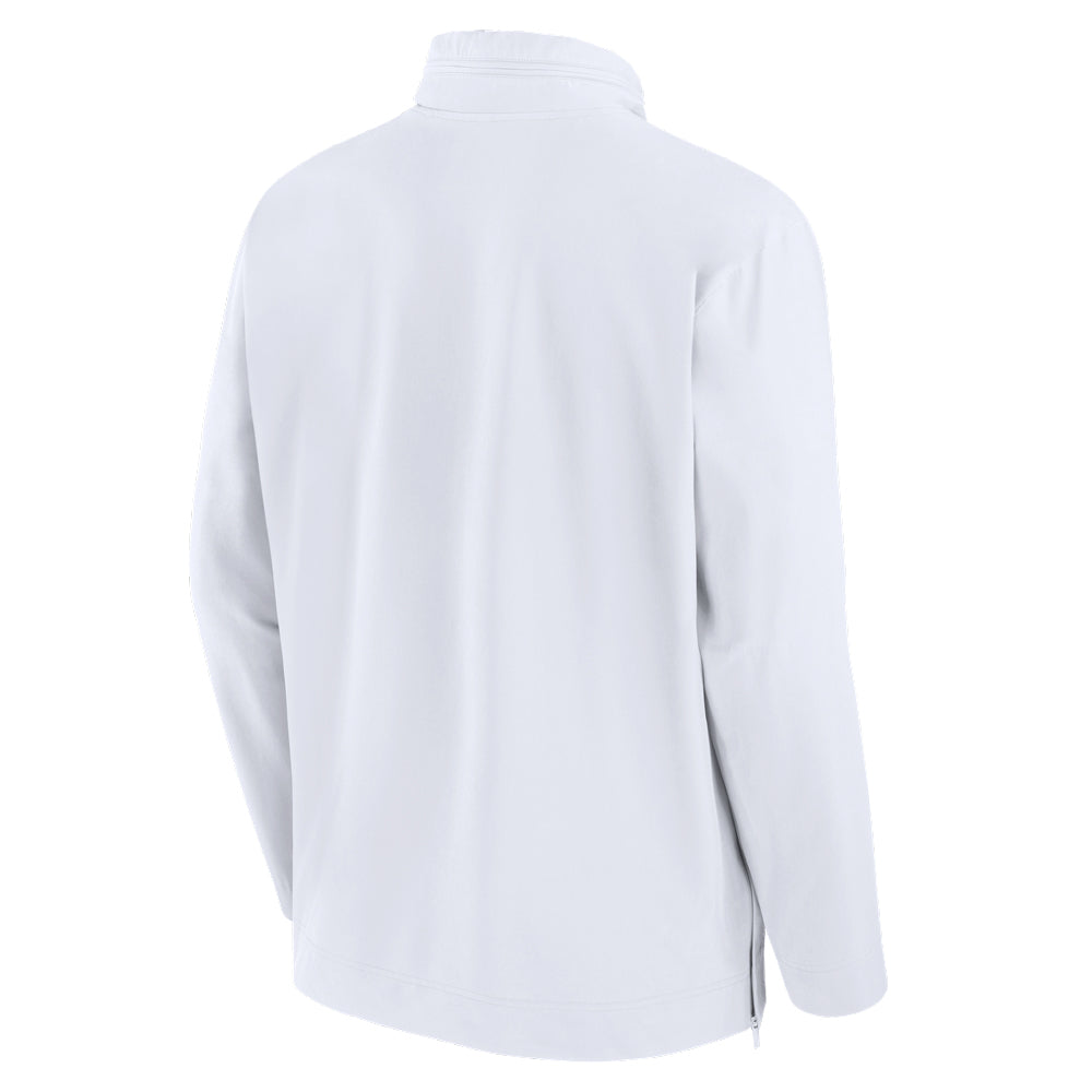 Clemson Nike Lightweight Coaches Jacket - WHITE