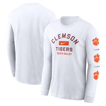 Clemson Nike Long Sleeve Cotton 2-Hit Death Valley Tee