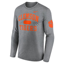 Clemson Nike Long Sleeve Legend Clemson Tigers Tee - MD GREY