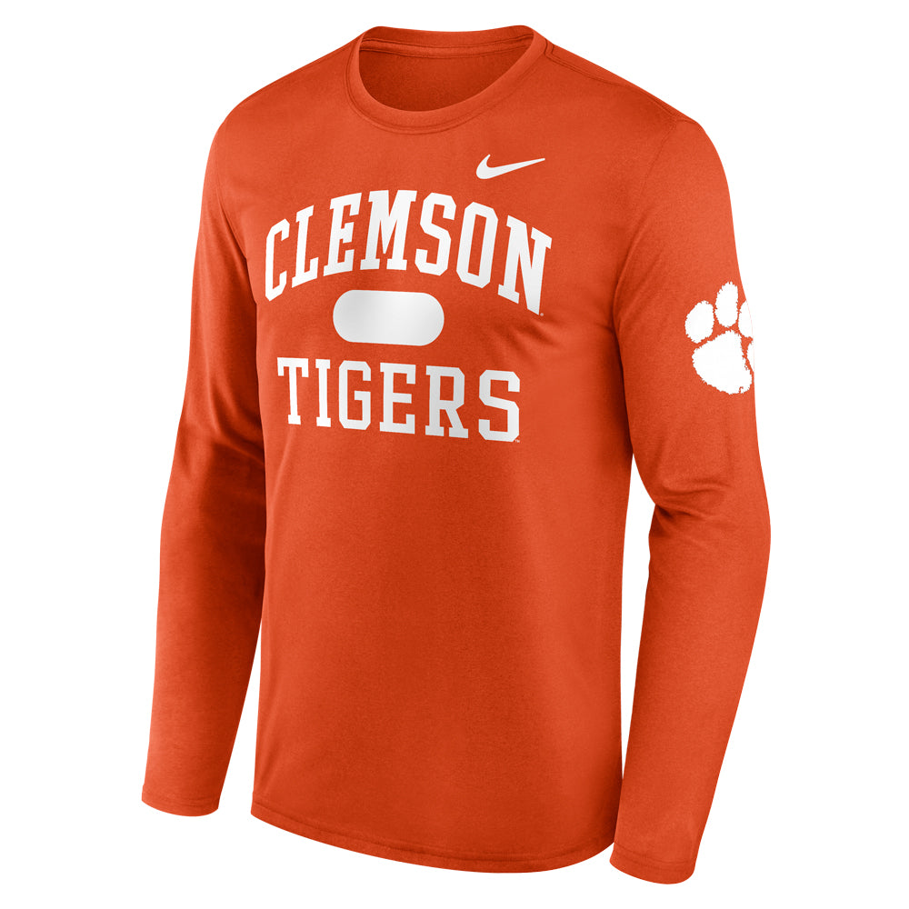 Clemson Nike Long Sleeve Legend Clemson Tigers Tee - ORANGE
