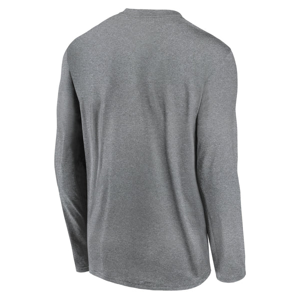 Clemson Nike Long Sleeve Legend Practice Tee - MD GREY