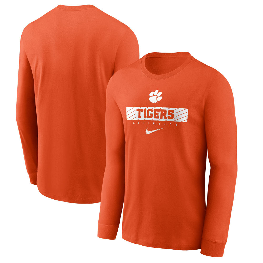 Clemson Nike Long Sleeve Team Issue Tee