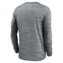 Clemson Nike Long Sleeve Team Issue Velocity Tee - DK GREY