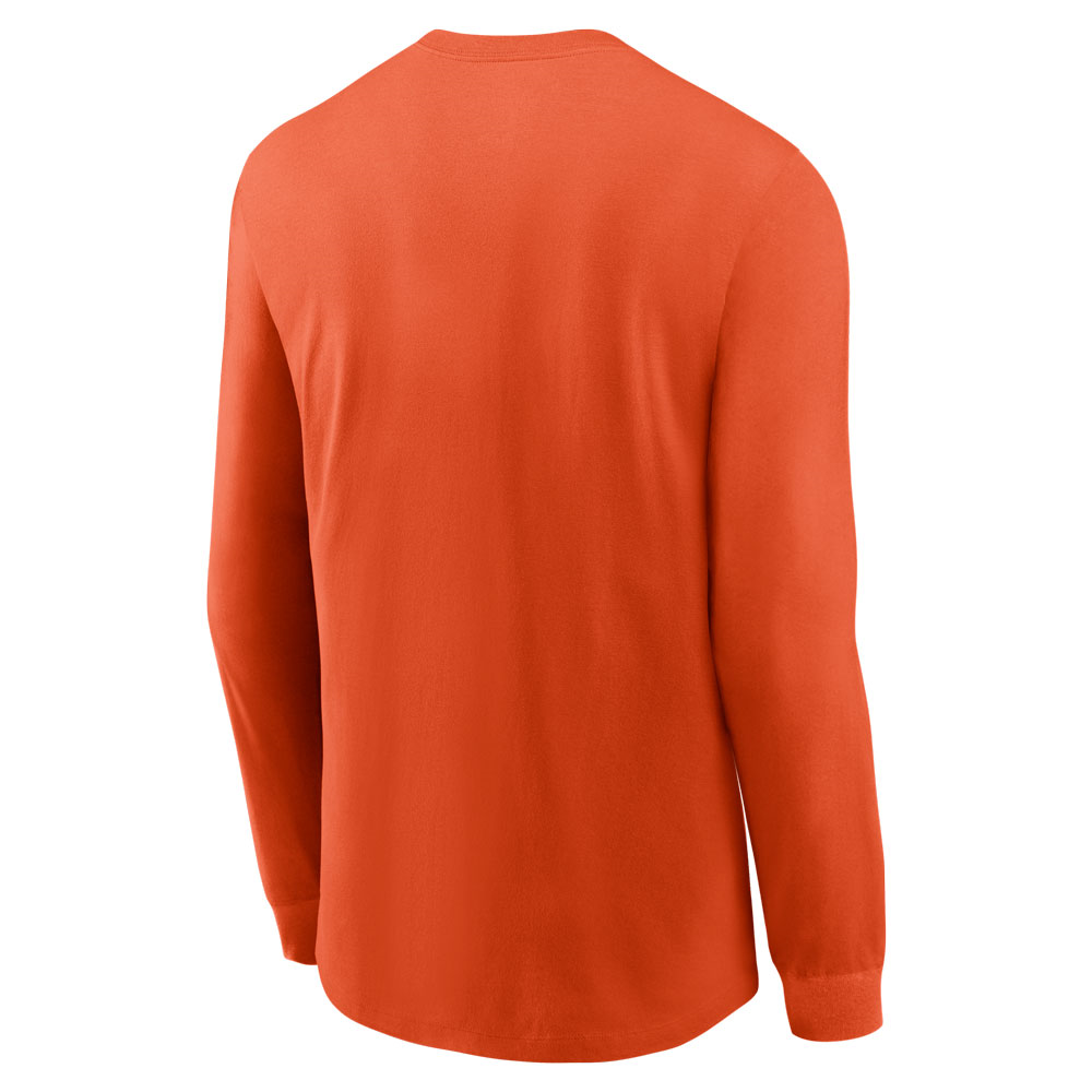 Clemson Nike Long Sleeve Vault Tiger Face Tee