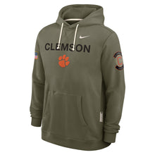 Clemson Nike Military Hoodie - OLIVE