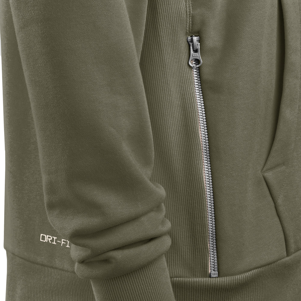Clemson Nike Military Hoodie - OLIVE