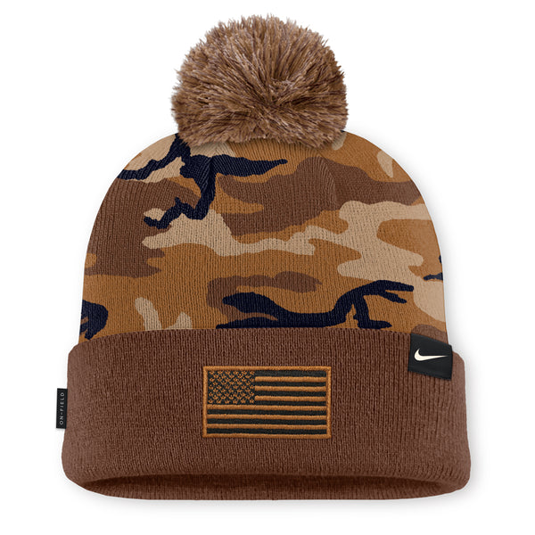 Clemson Nike Military Peak Beanie - CAMO