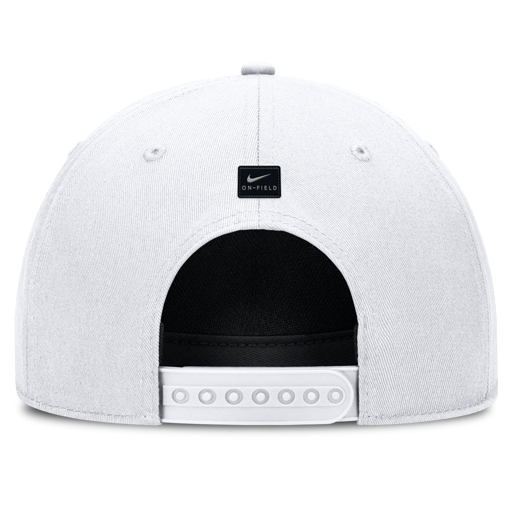Clemson Nike Off-Field Paw Rope Cap - WHITE
