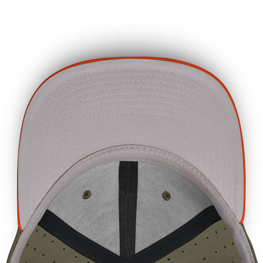 Clemson Nike Olive Team Baseball Hat - OLIVE/ORANGE