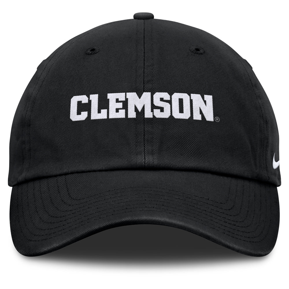 Clemson Nike Organic Cotton Cap - BLACK