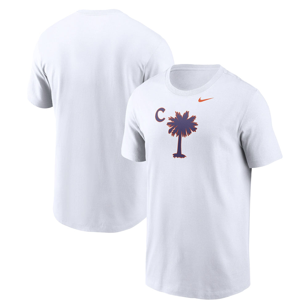 Clemson Nike Palmetto Baseball C Legend Tee - WHITE