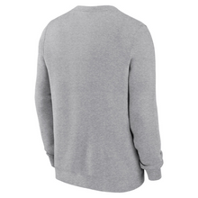 Clemson Nike Paw Club Fleece Crew - MD GREY
