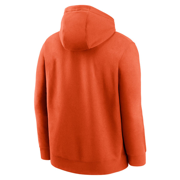 Clemson Nike Paw Club Fleece Hoodie - ORANGE