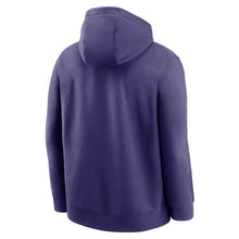 Clemson Nike Paw Club Fleece Hoodie - PURPLE