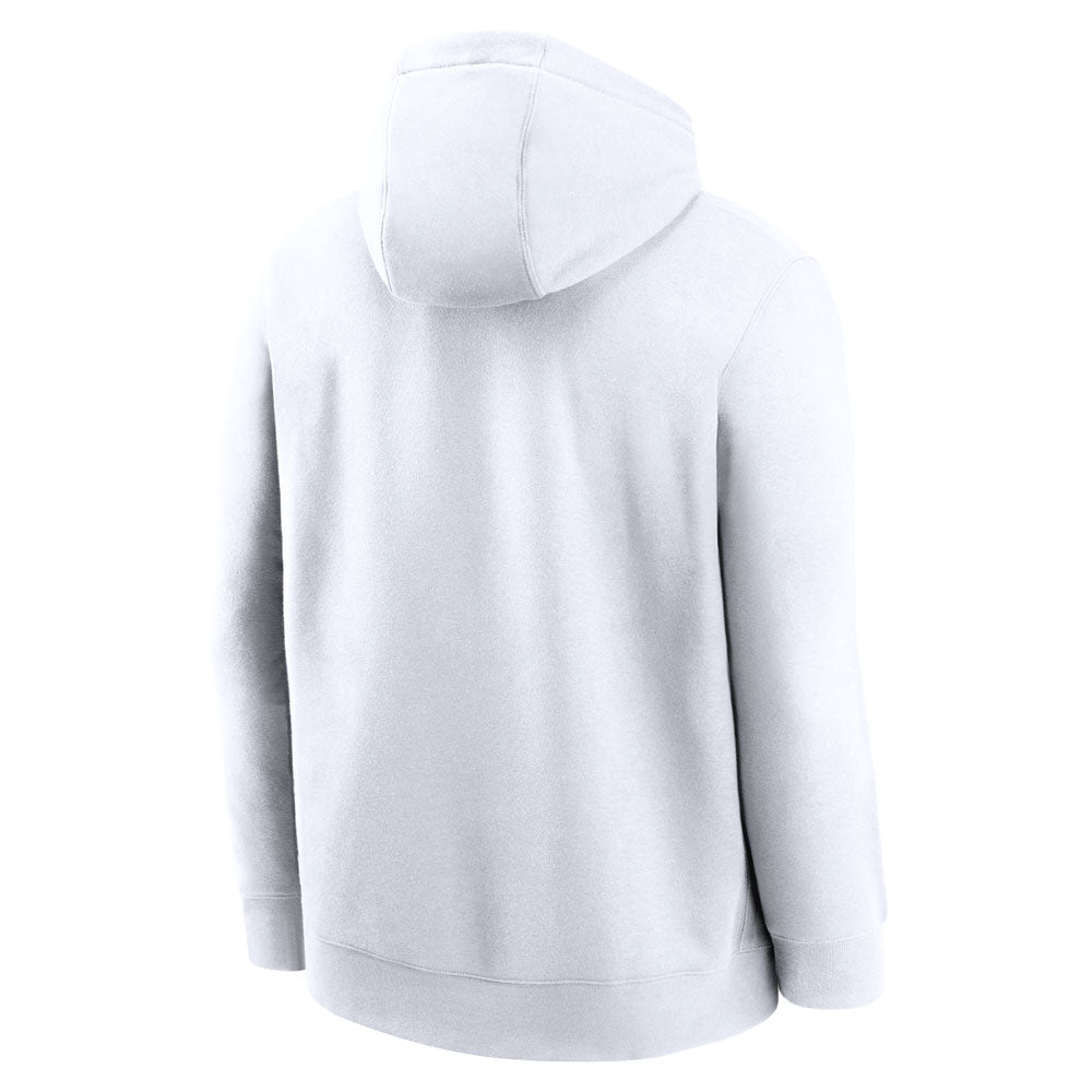 Clemson Nike Paw Club Fleece Hoodie - WHITE