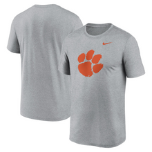 Clemson Nike Paw Legend Tee - MD GREY
