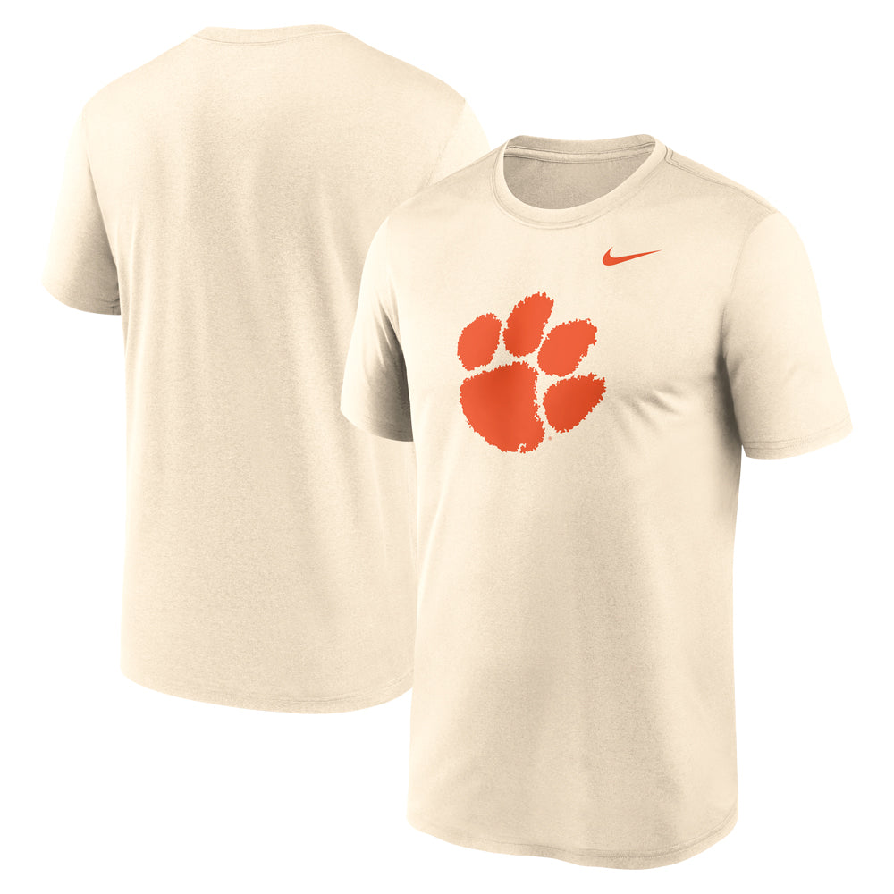 Clemson Nike Paw Legend Tee - IVORY