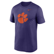 Clemson Nike Paw Legend Tee - PURPLE