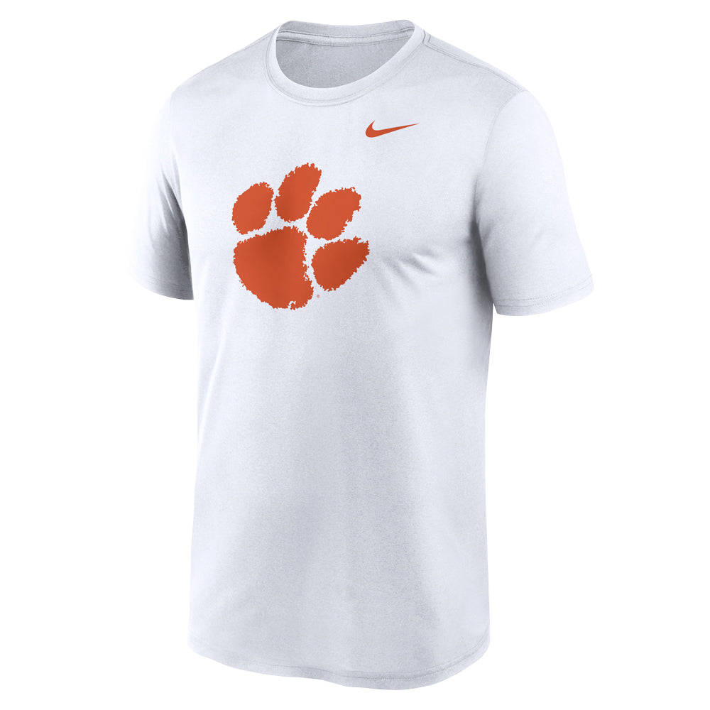 Clemson Nike Paw Legend Tee - WHITE