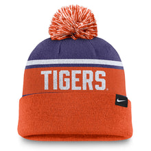 Clemson Nike Peak Clemson Tigers Pom Beanie