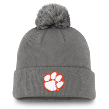 Clemson Nike Peak Paw Cuff Beanie - DK GREY