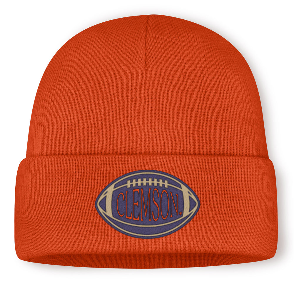 Clemson Nike Peak Prep Football Beanie - ORANGE