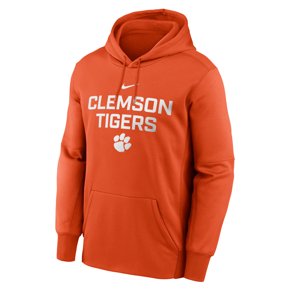 Clemson Nike Performance Hoodie - ORANGE