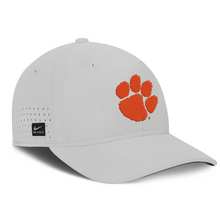 Clemson Nike Practice AeroBill Stretch-Fit Cap - LT GREY